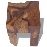 NNEVL Stool Solid Teak Wood