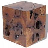 NNEVL Stool Solid Teak Wood