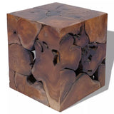 NNEVL Stool Solid Teak Wood