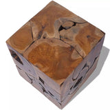 NNEVL Stool Solid Teak Wood