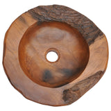 NNEVL Basin Solid Teak 45 cm