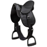 NNEVL Pony Saddle Set 10" Black