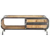 NNEVL Coffee Table 100x50x35 cm Solid Mango Wood