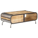 NNEVL Coffee Table 100x50x35 cm Solid Mango Wood