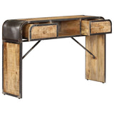 NNEVL Sideboard 120x30x75 cm Solid Mango Wood