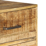 NNEVL Chest of Drawers 45x35x106 cm Solid Mango Wood