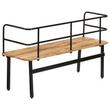 NNEVL Bench 120x40x70 cm Solid Mango Wood