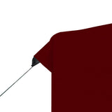 NNEVL Professional Folding Party Tent with Walls Aluminium 3x3 m Wine Red