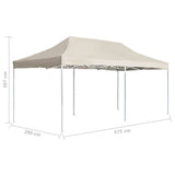 NNEVL Professional Folding Party Tent Aluminium 6x3 m Cream