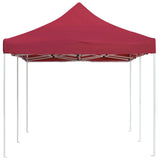 NNEVL Professional Folding Party Tent Aluminium 6x3 m Wine Red