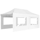 NNEVL Professional Folding Party Tent with Walls Aluminium 6x3 m White