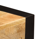 NNEVL Desk with 2 Drawers 110x50x77 cm Solid Mango Wood