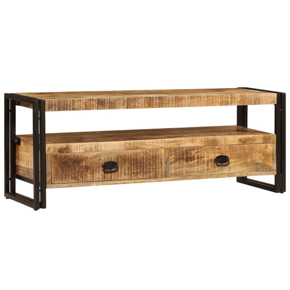 NNEVL TV Cabinet 120x35x45 cm Solid Mango Wood