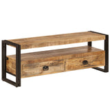 NNEVL TV Cabinet 120x35x45 cm Solid Mango Wood