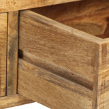 NNEVL TV Cabinet 120x35x45 cm Solid Mango Wood