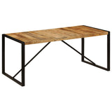 NNEVL Dining Table 180x90x75 cm Solid Mango Wood