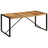 NNEVL Dining Table 180x90x75 cm Solid Mango Wood