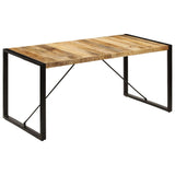 NNEVL Dining Table 160x80x75 cm Solid Mango Wood