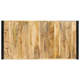 NNEVL Dining Table 160x80x75 cm Solid Mango Wood
