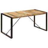 NNEVL Dining Table 160x80x75 cm Solid Mango Wood