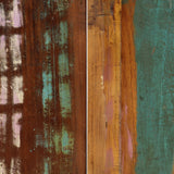 NNEVL Dining Table 140x70x75 cm Solid Reclaimed Wood