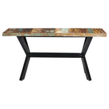 NNEVL Dining Table 160x80x75 cm Solid Reclaimed Wood