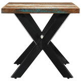 NNEVL Dining Table 160x80x75 cm Solid Reclaimed Wood