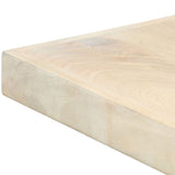 NNEVL Dining Table 140x70x75 cm Solid Bleached Mango Wood