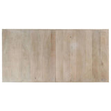 NNEVL Dining Table 140x70x75 cm Solid Bleached Mango Wood