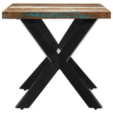 NNEVL Dining Table 140x70x75 cm Solid Reclaimed Wood