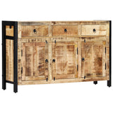 NNEVL Sideboard 120x35x76 cm Solid Mango Wood