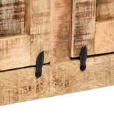 NNEVL Sideboard 120x35x76 cm Solid Mango Wood