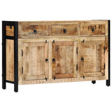 NNEVL Sideboard 120x35x76 cm Solid Mango Wood