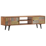 NNEVL TV Cabinet 140x30x40 cm Solid Acacia Wood