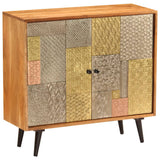 NNEVL Sideboard 80x30x75 cm Solid Acacia Wood
