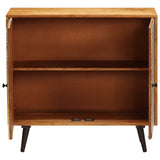 NNEVL Sideboard 80x30x75 cm Solid Acacia Wood