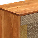 NNEVL Sideboard 80x30x75 cm Solid Acacia Wood