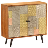 NNEVL Sideboard 80x30x75 cm Solid Acacia Wood