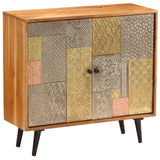 NNEVL Sideboard 80x30x75 cm Solid Acacia Wood