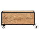NNEVL Coffee Table 70x70x32 cm Solid Acacia Wood