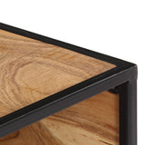 NNEVL Coffee Table 70x70x32 cm Solid Acacia Wood