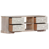 NNEVL TV Cabinet 120x30x40 cm Solid Acacia Wood