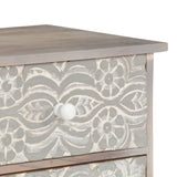 NNEVL TV Cabinet 120x30x40 cm Solid Acacia Wood