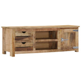 NNEVL TV Cabinet 120x30x40 cm Solid Mango Wood