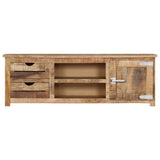 NNEVL TV Cabinet 120x30x40 cm Solid Mango Wood
