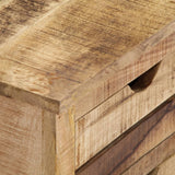 NNEVL TV Cabinet 120x30x40 cm Solid Mango Wood