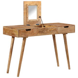 NNEVL Dressing Table 112x45x76 cm Solid Mango Wood