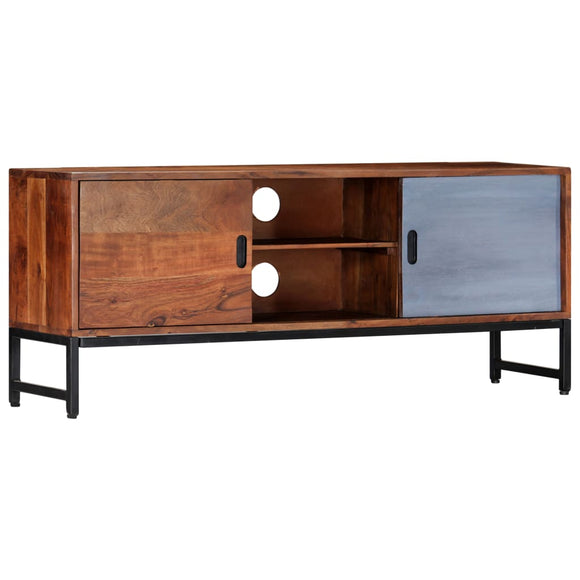 NNEVL TV Cabinet 120x30x49 cm Solid Acacia Wood