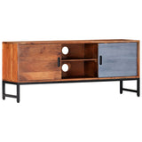 NNEVL TV Cabinet 120x30x49 cm Solid Acacia Wood