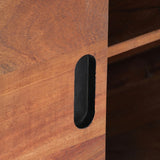 NNEVL TV Cabinet 120x30x49 cm Solid Acacia Wood